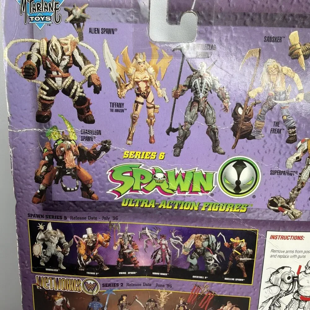 Spawn Super Patriot Ultra Action Figure McFarlane Toys 1996 Series 6 UNOPENED
